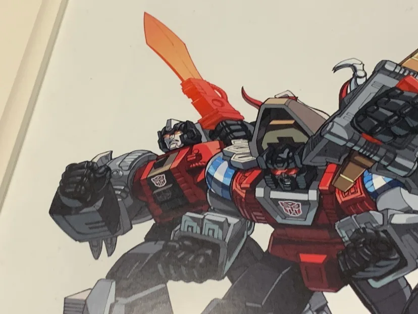 One framed 11x17 Dinobots Transformers Print. image indicator(7)