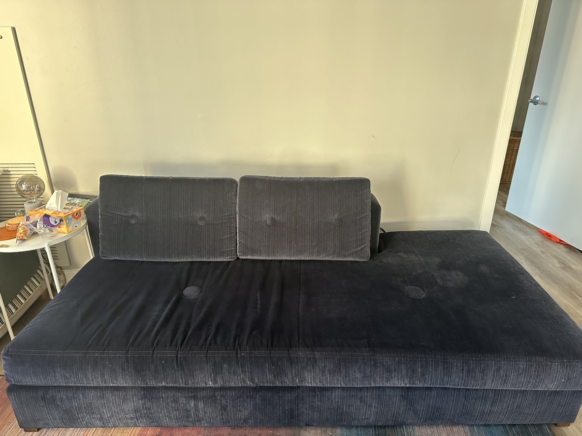 Navy Blue Sofa - photo 2