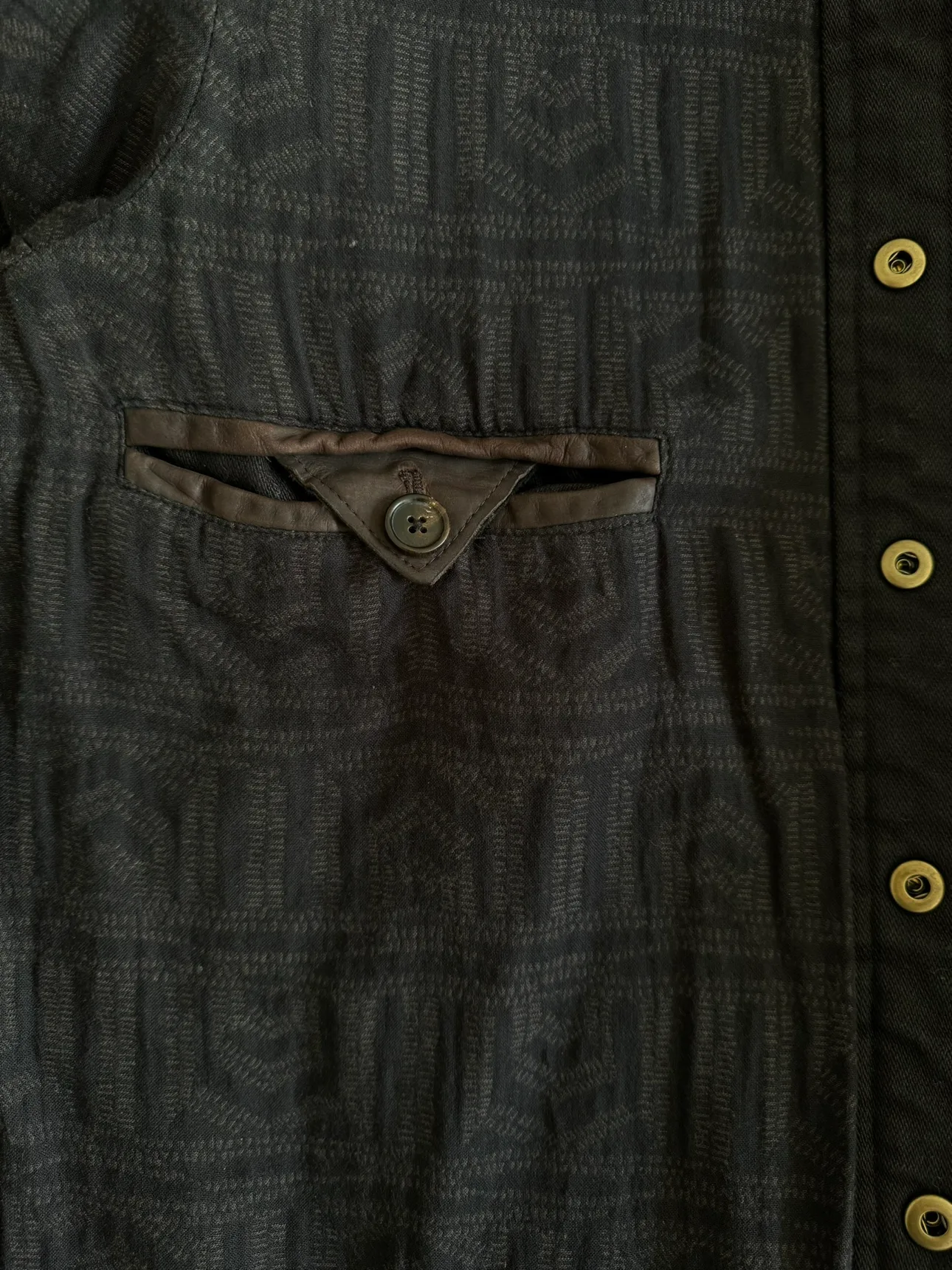 Billy Reid Black Quilted Jacket - Men’s image indicator(6)