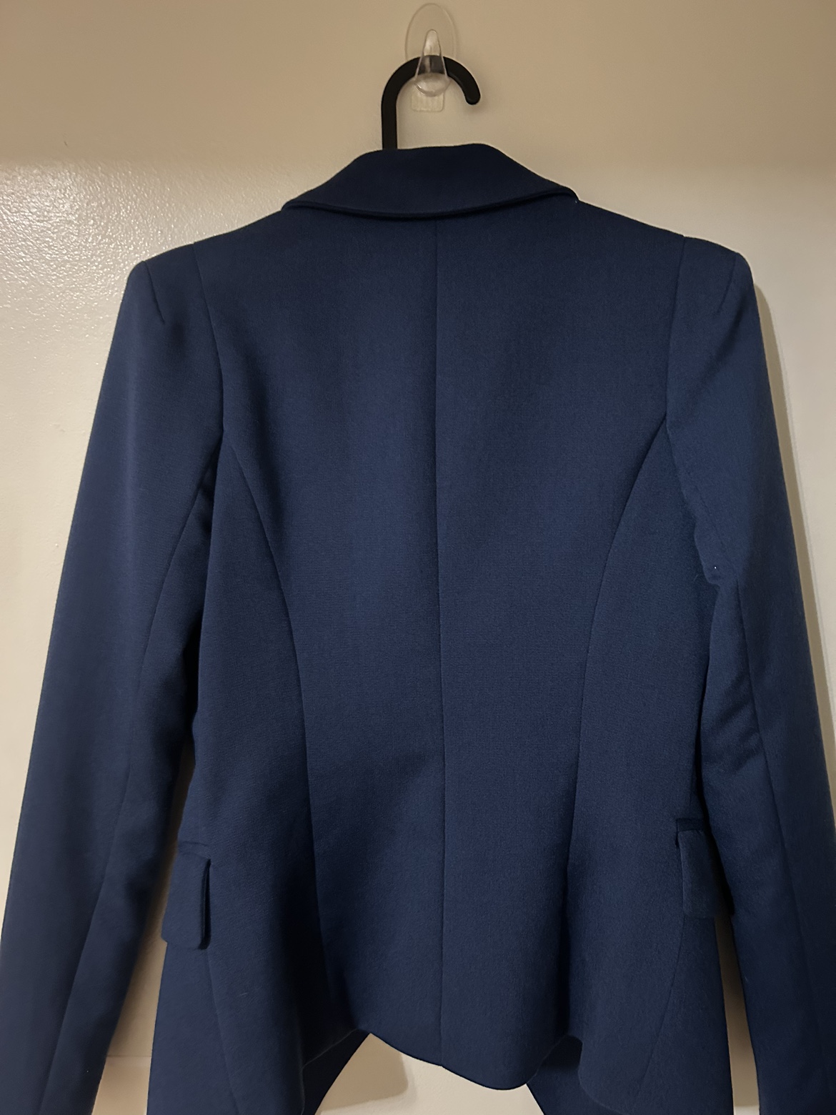Navy Blazer with Lace Detail inside #freecycle - photo 2
