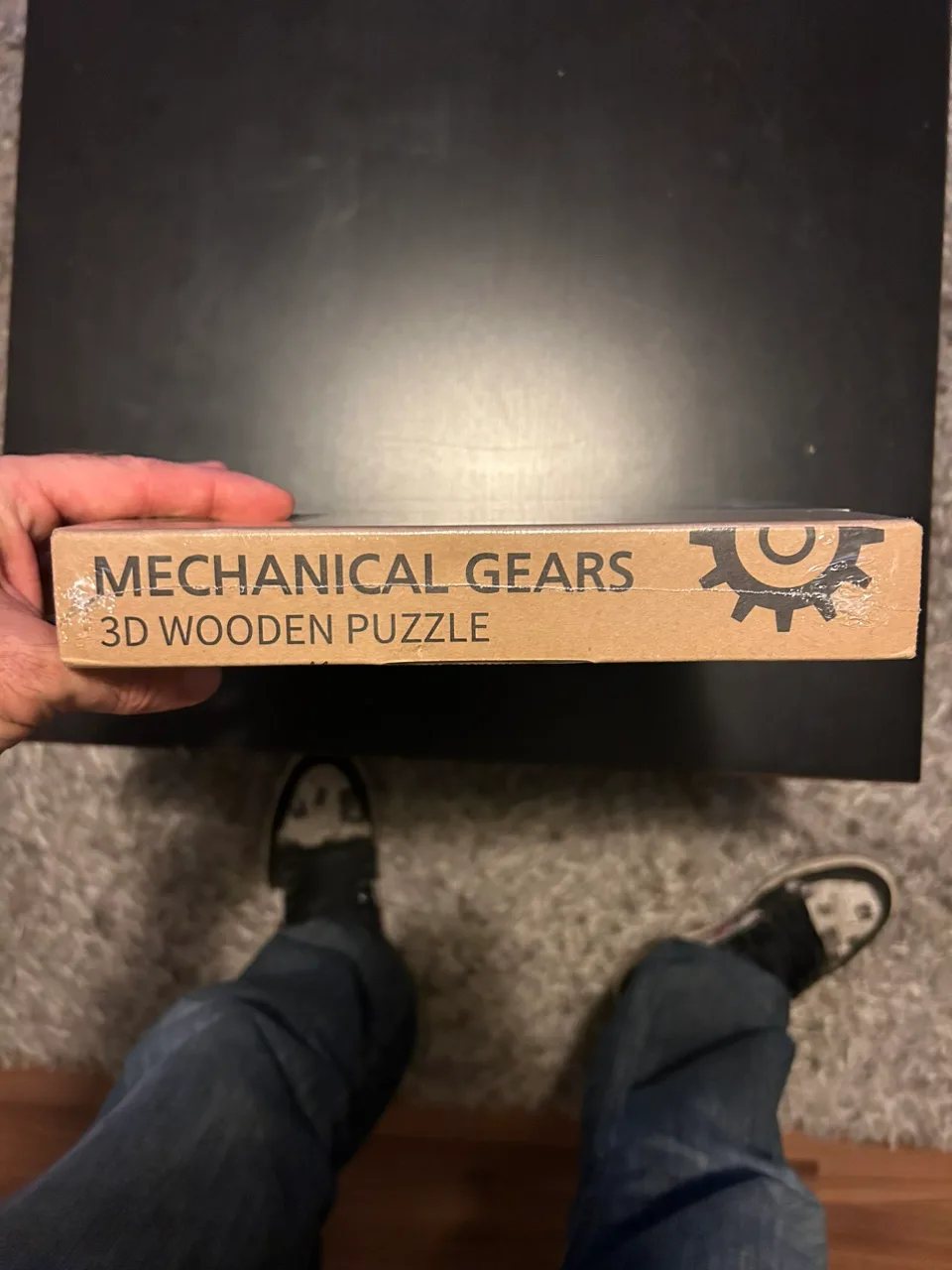 ROKR 3D Wooden Puzzle - Treasure Box with Mechanical Gears image indicator(6)