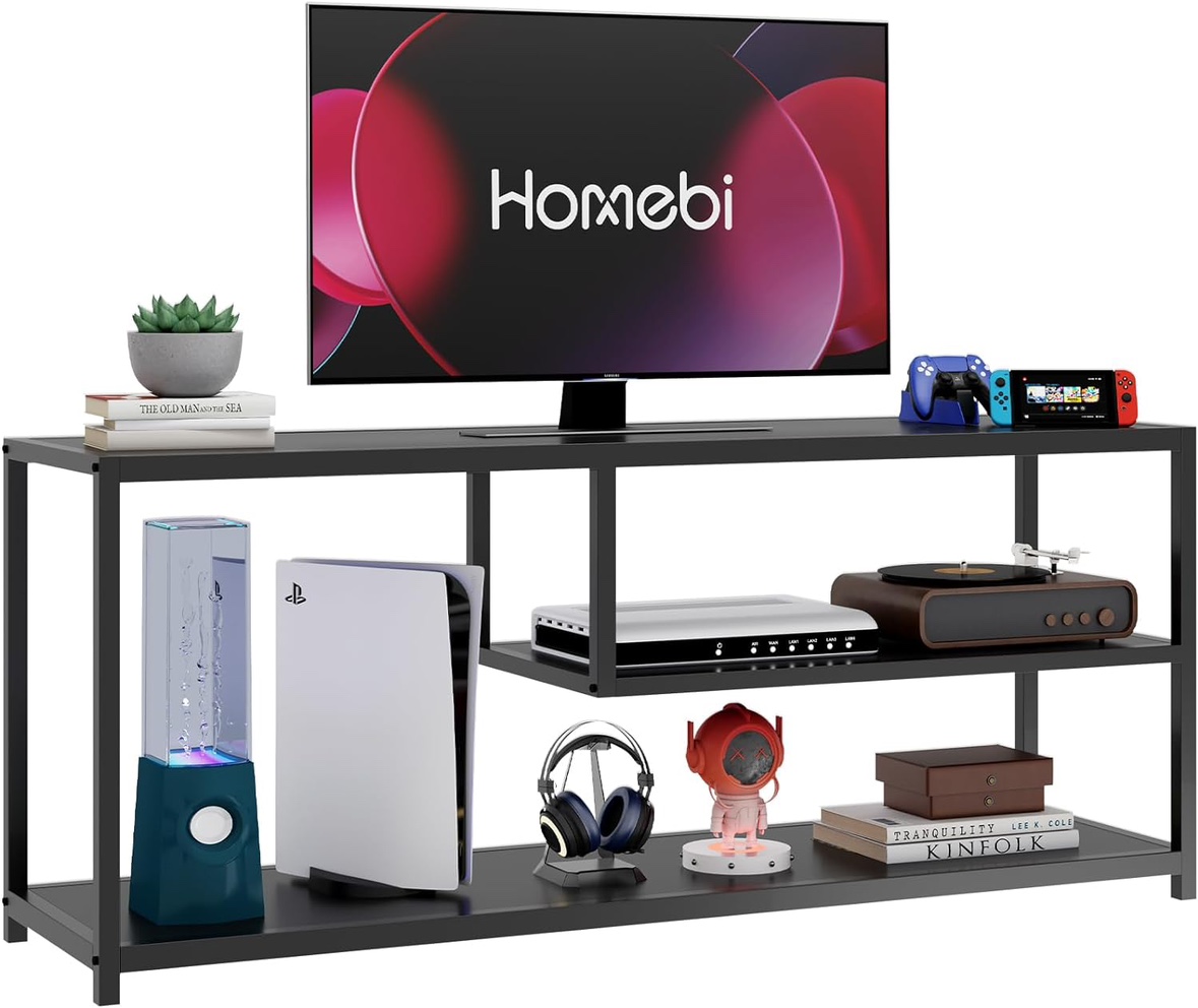 HOME BI TV Stand for 50 55 Inch TV, Metal Frame - photo 3