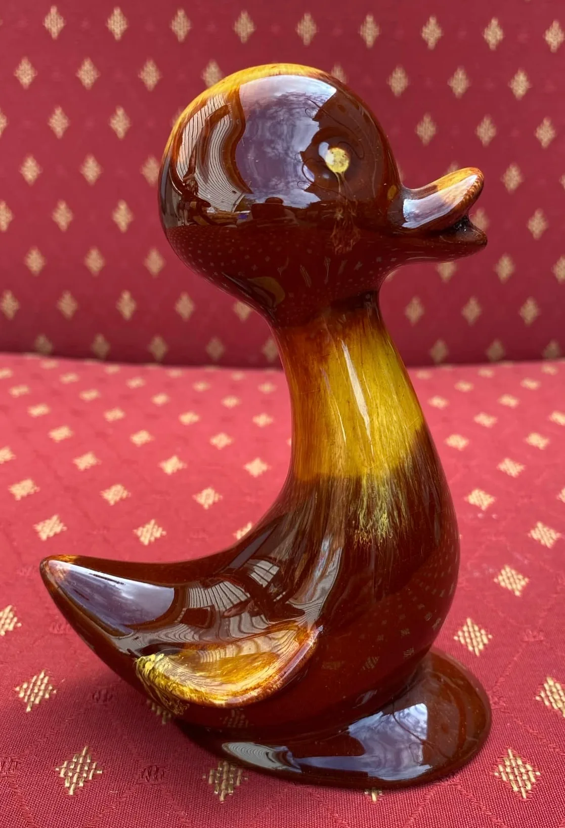 Blue mountain pottery, Ceramic Duck Figurine thumbnail