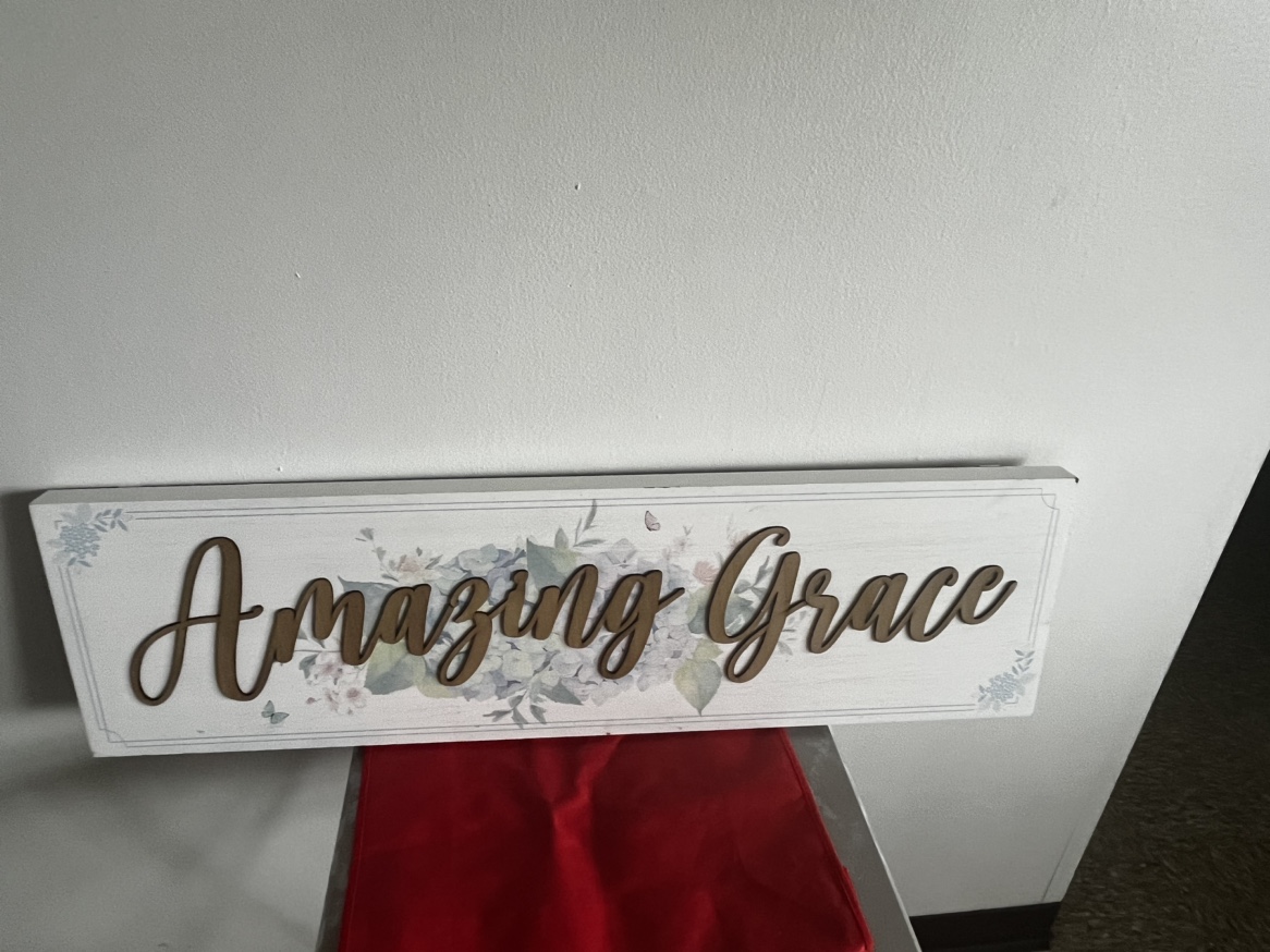 Amazing Grace Wooden Wall Decor