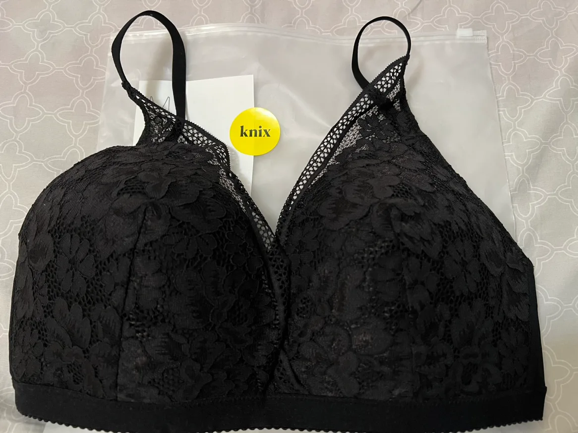 Knix Lace Deep V Bra