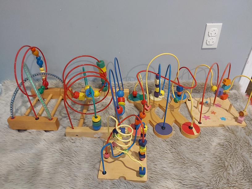 Wooden Bead Maze Toys