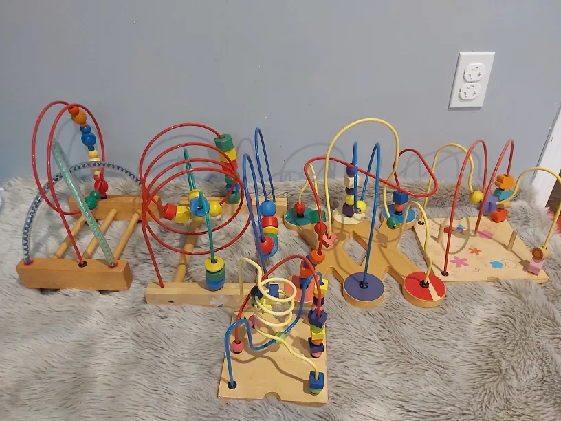 Wooden Bead Maze Toys thumbnail