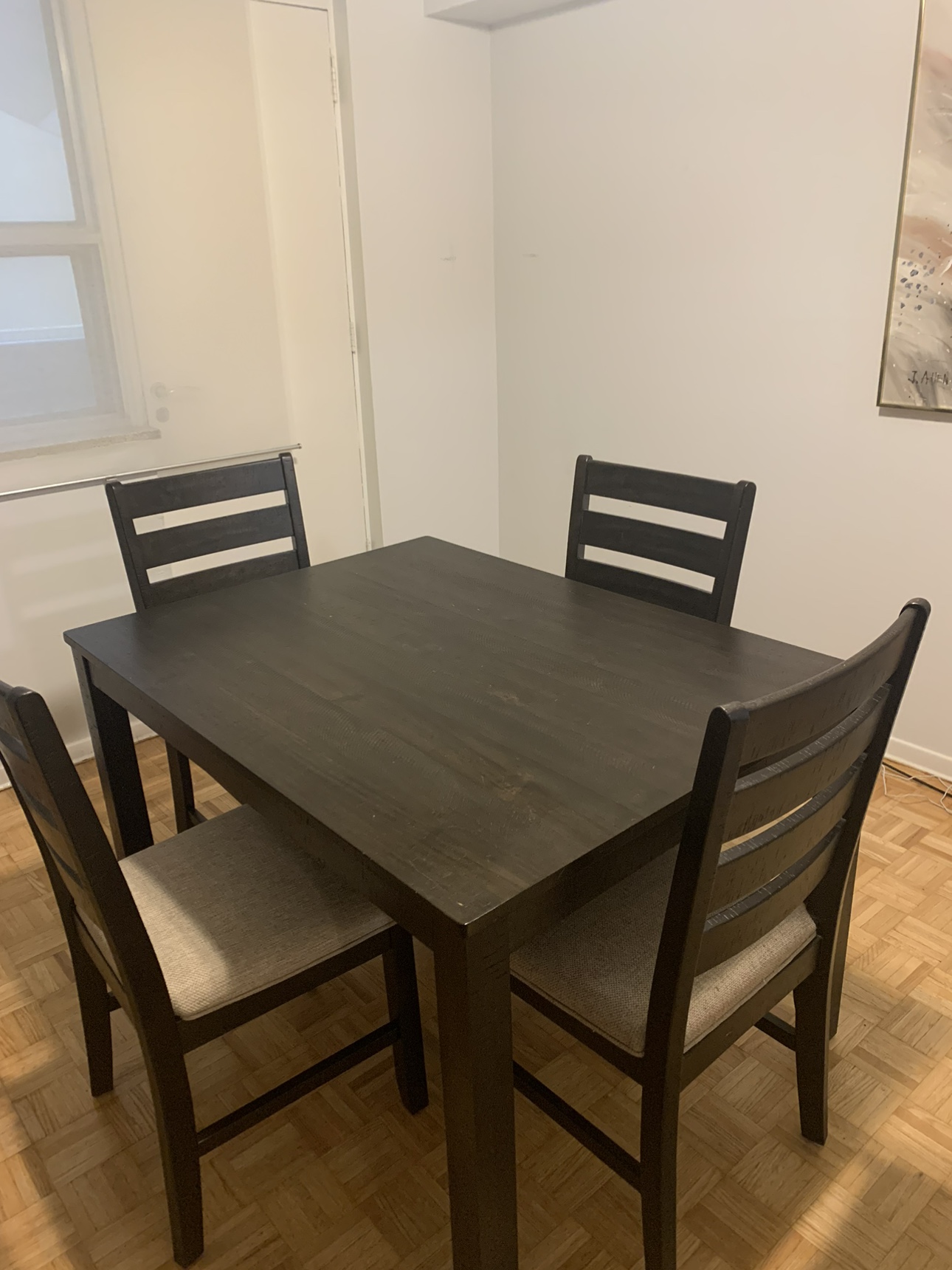 Dining Table and Four Chairs