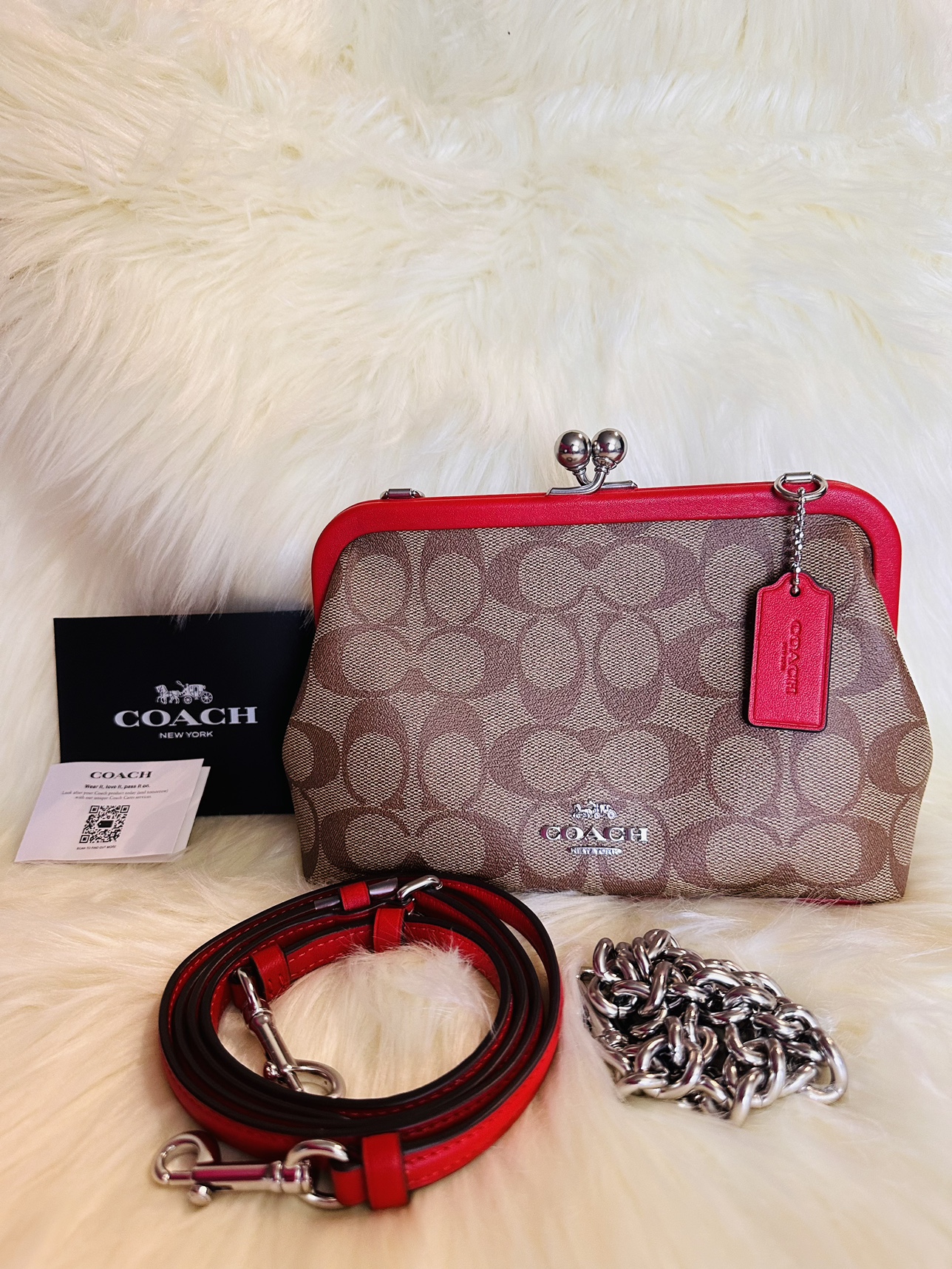 Coach bag nora kisslock crossbody