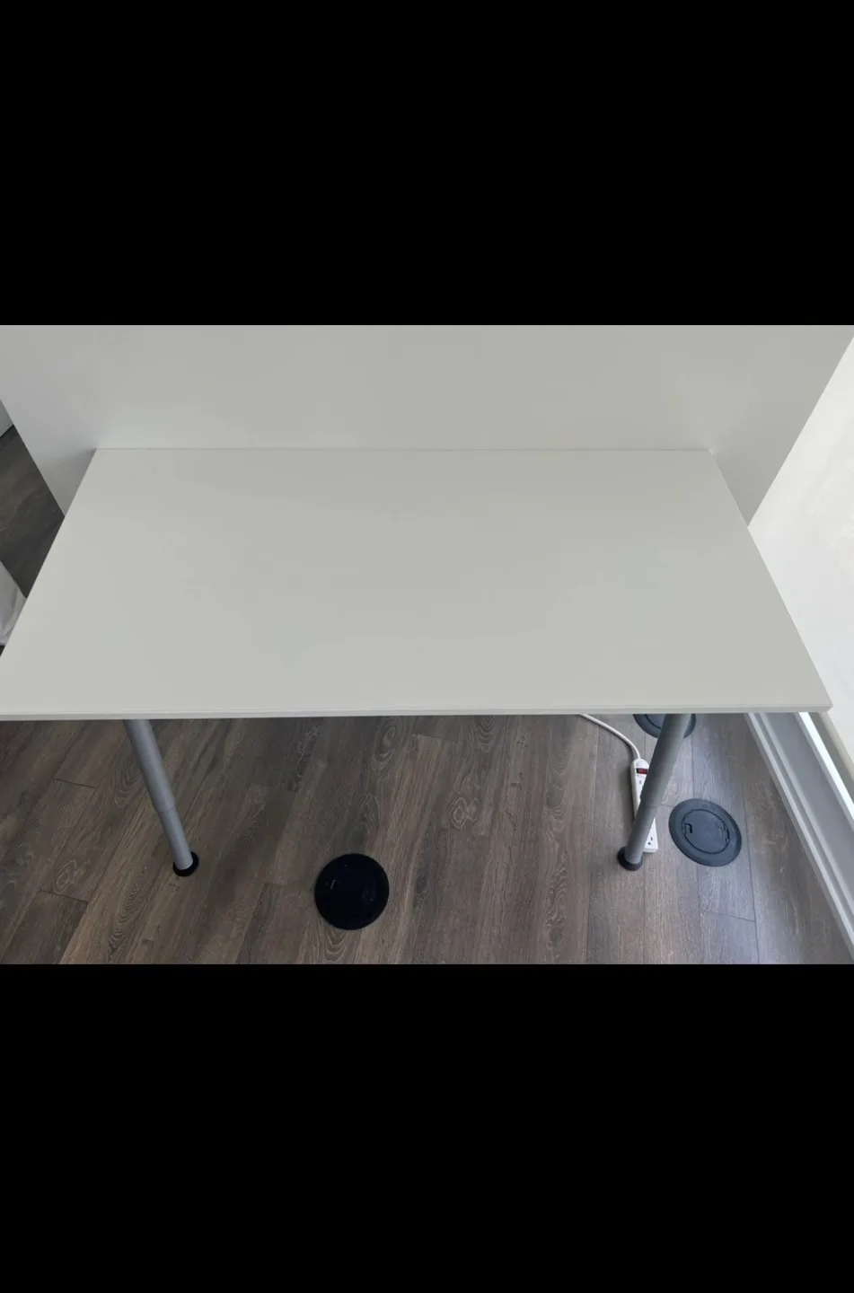 White IKEA Desk