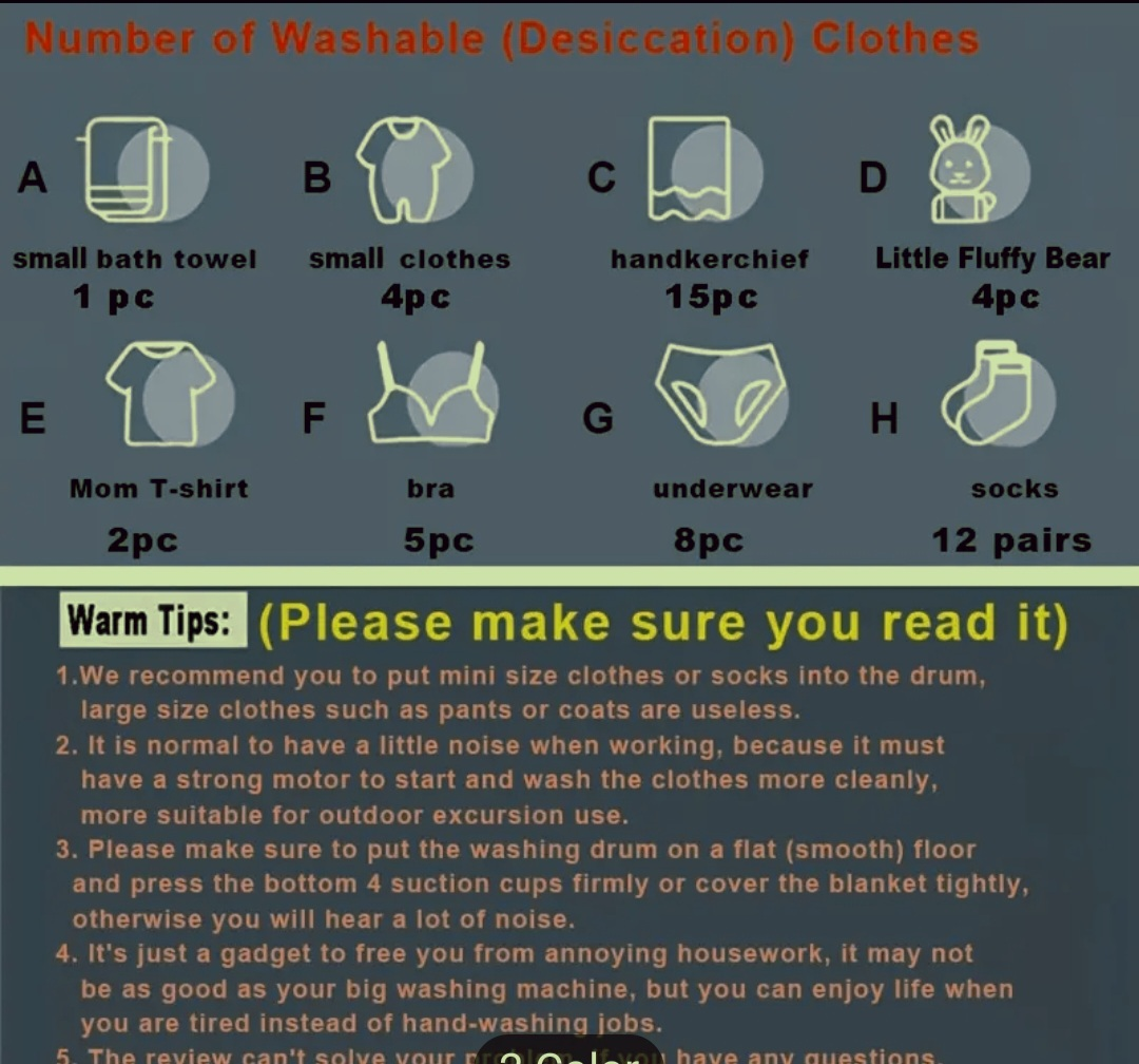 Portable Washing Machine 8L - photo 5