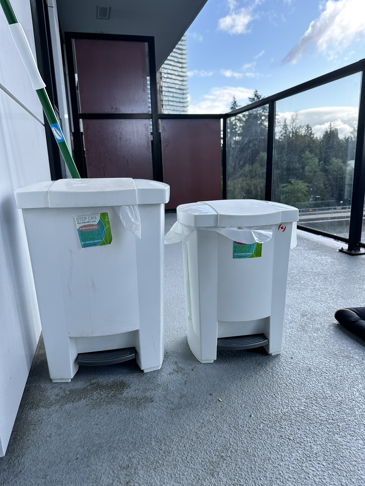Trash bins