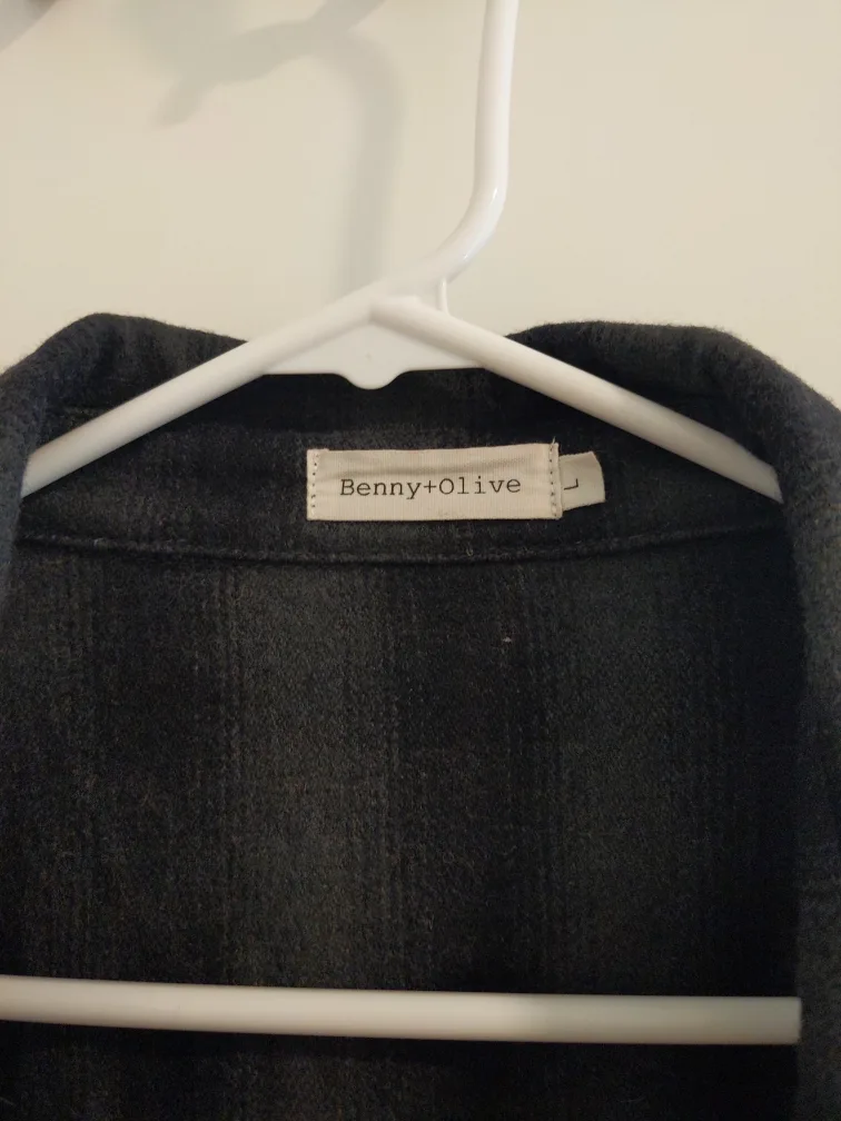 Benny+Olive Plaid Shacket image indicator(2)