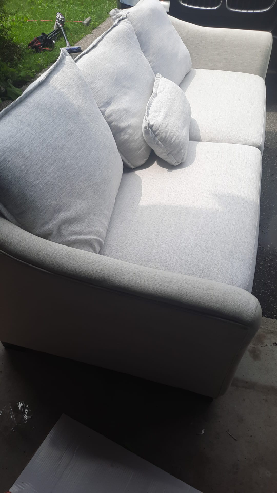 spacious and comfy 2 seat sofa