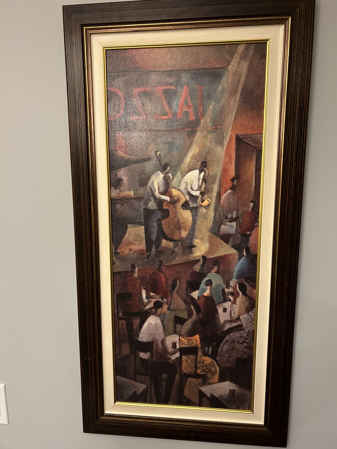 Lourenco Jazz Club Framed Print