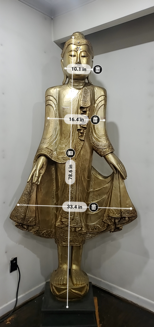 7ft Siddartha Buddha - photo 3