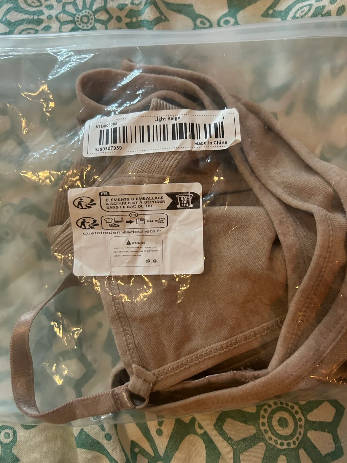 Beige Bodysuit Size L image indicator(4)