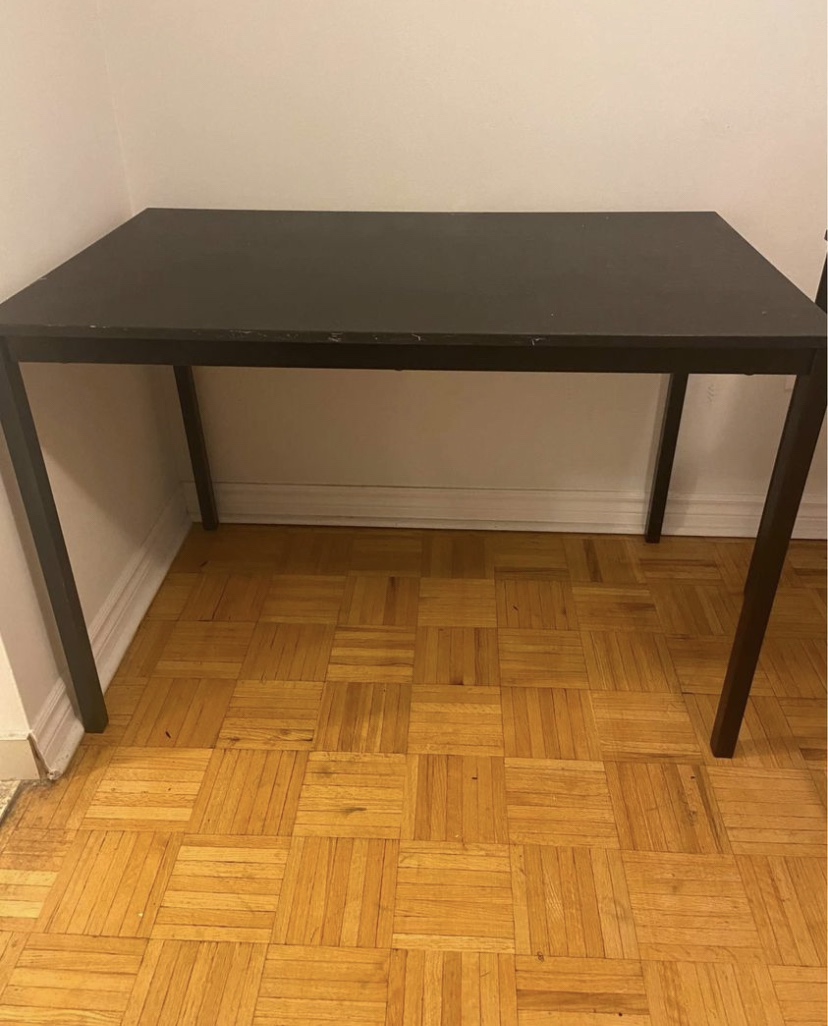 Black dining wooden table available for sale