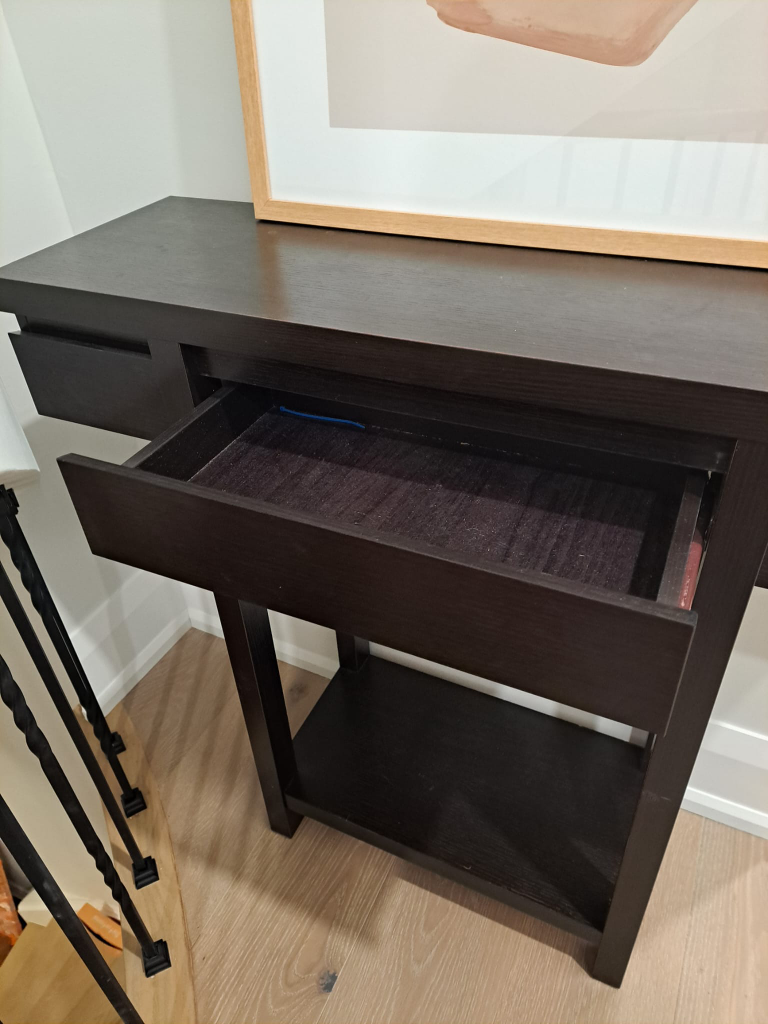 Wood console table - photo 2