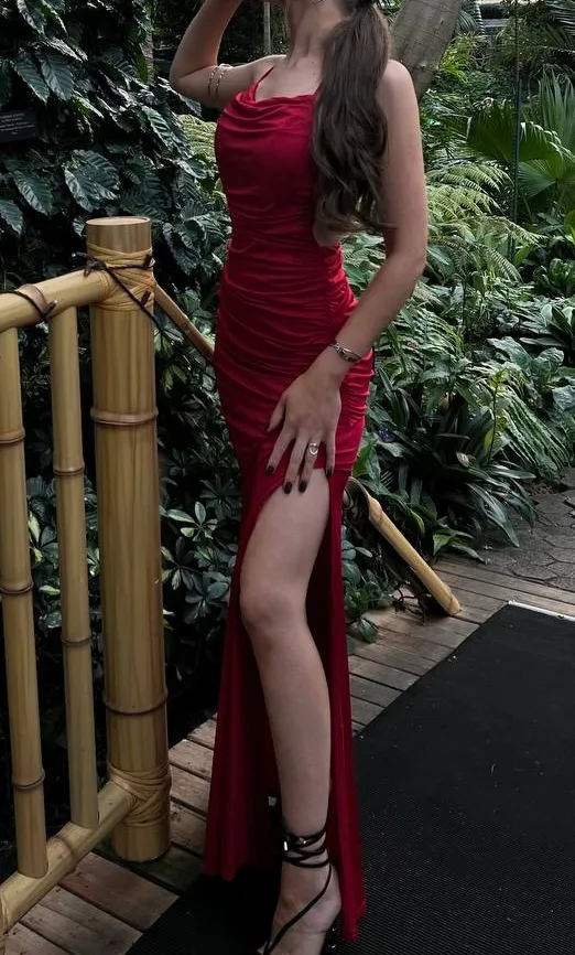 Red Strapless Dress thumbnail
