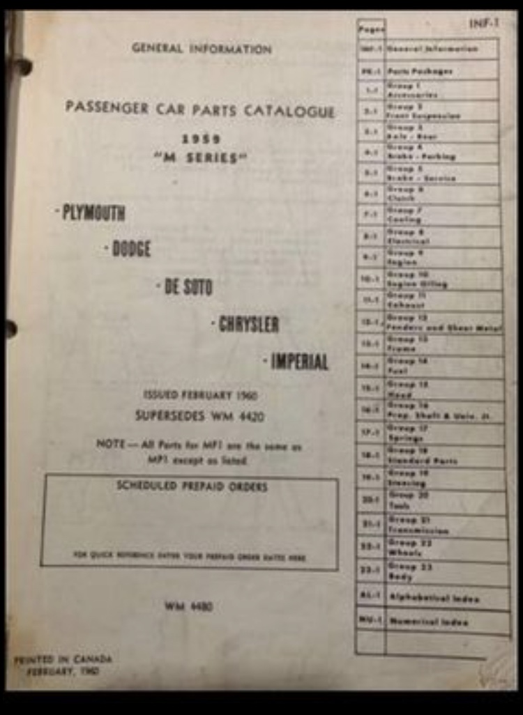 1959 M SERIES MANUAL - photo 2