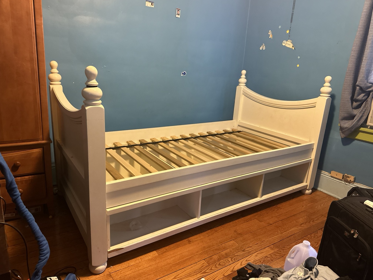 Twin Size Storage Bed