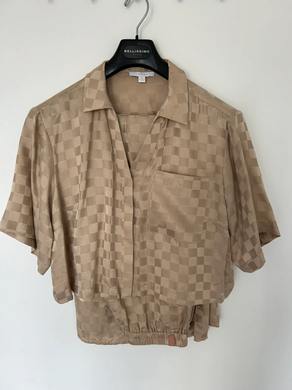 Lunya Good In Bed Silk Pajama Set image indicator(5)