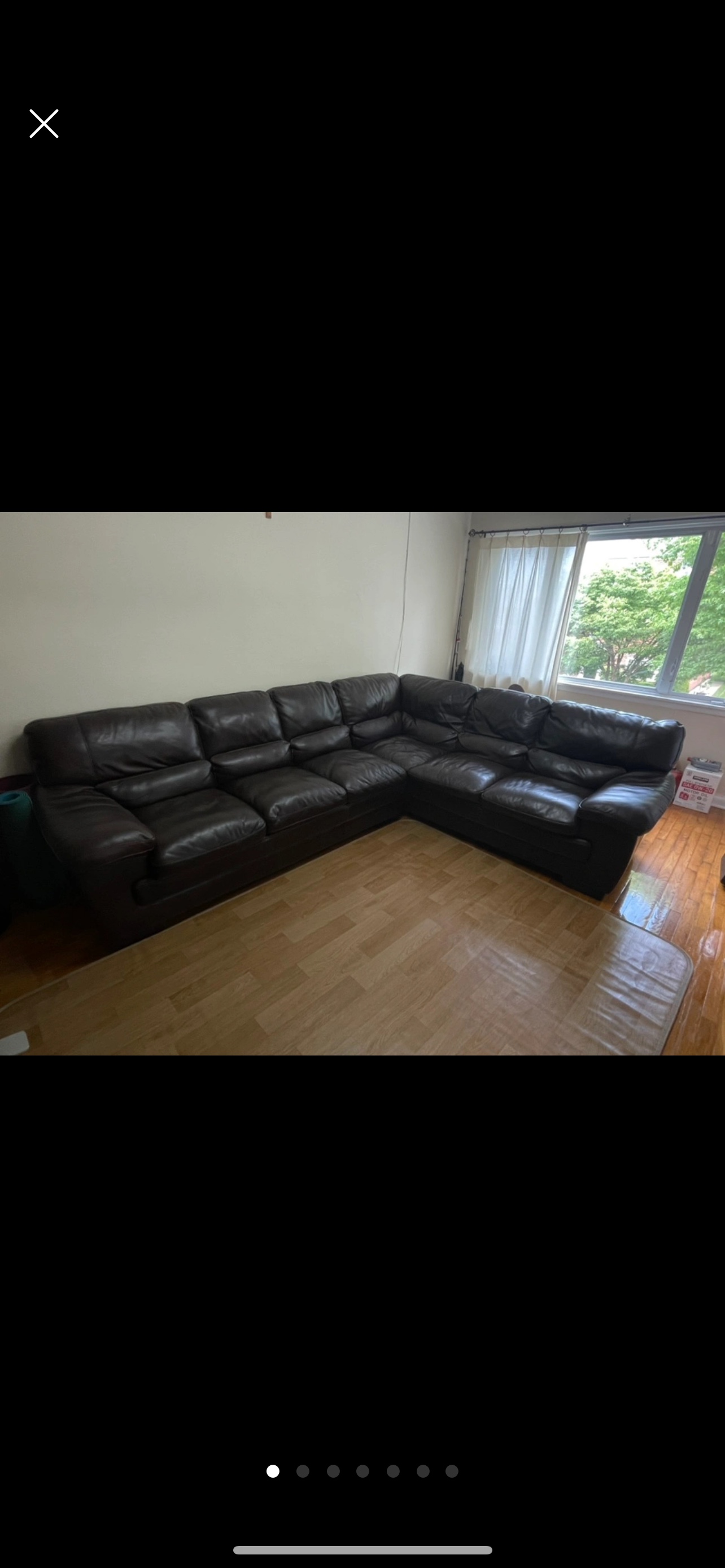 Leather Sectional Sofa - photo 3
