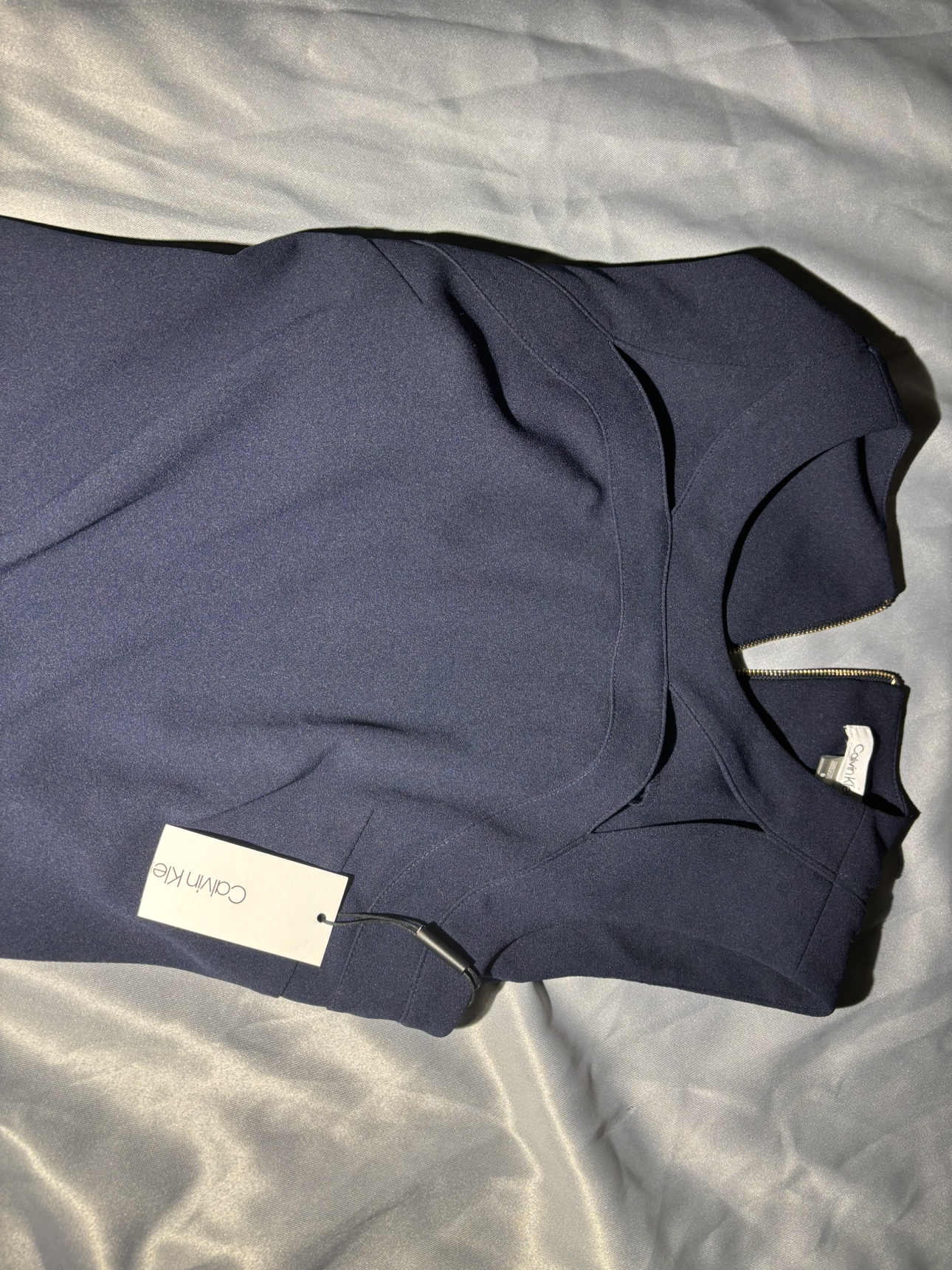 Calvin Klein Navy Blue Dress size 8 - photo 5