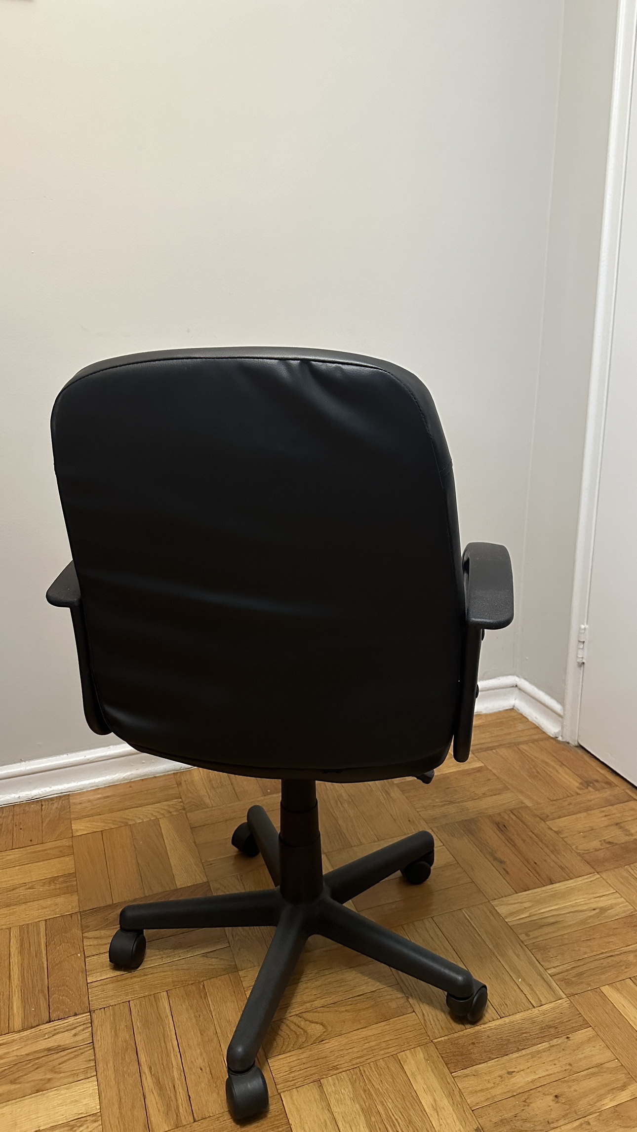 Black leather Office Chair - photo 5