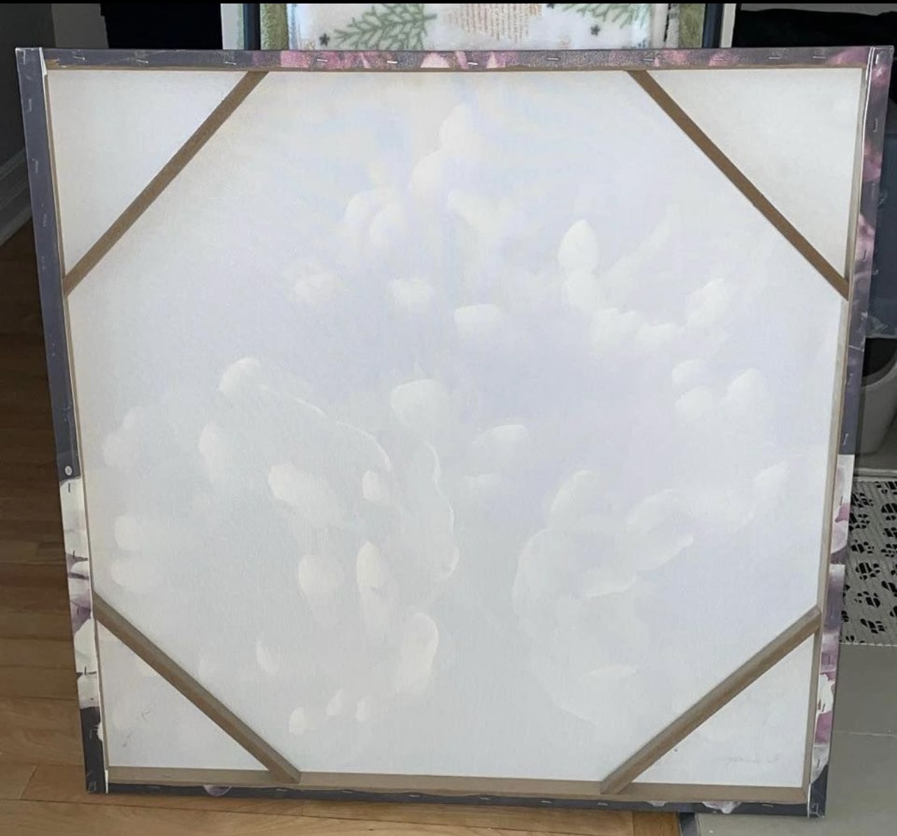 Large Floral Canvas Wall Art - photo 2