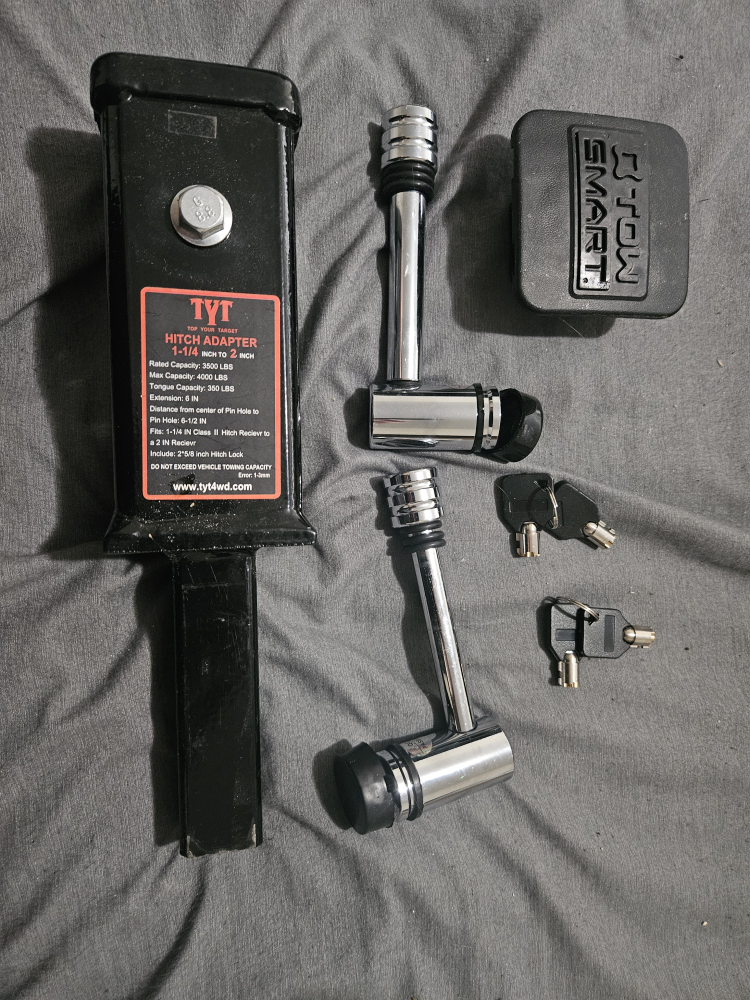 Hitch Adapter 1-1/4 Inch to 2 Inch