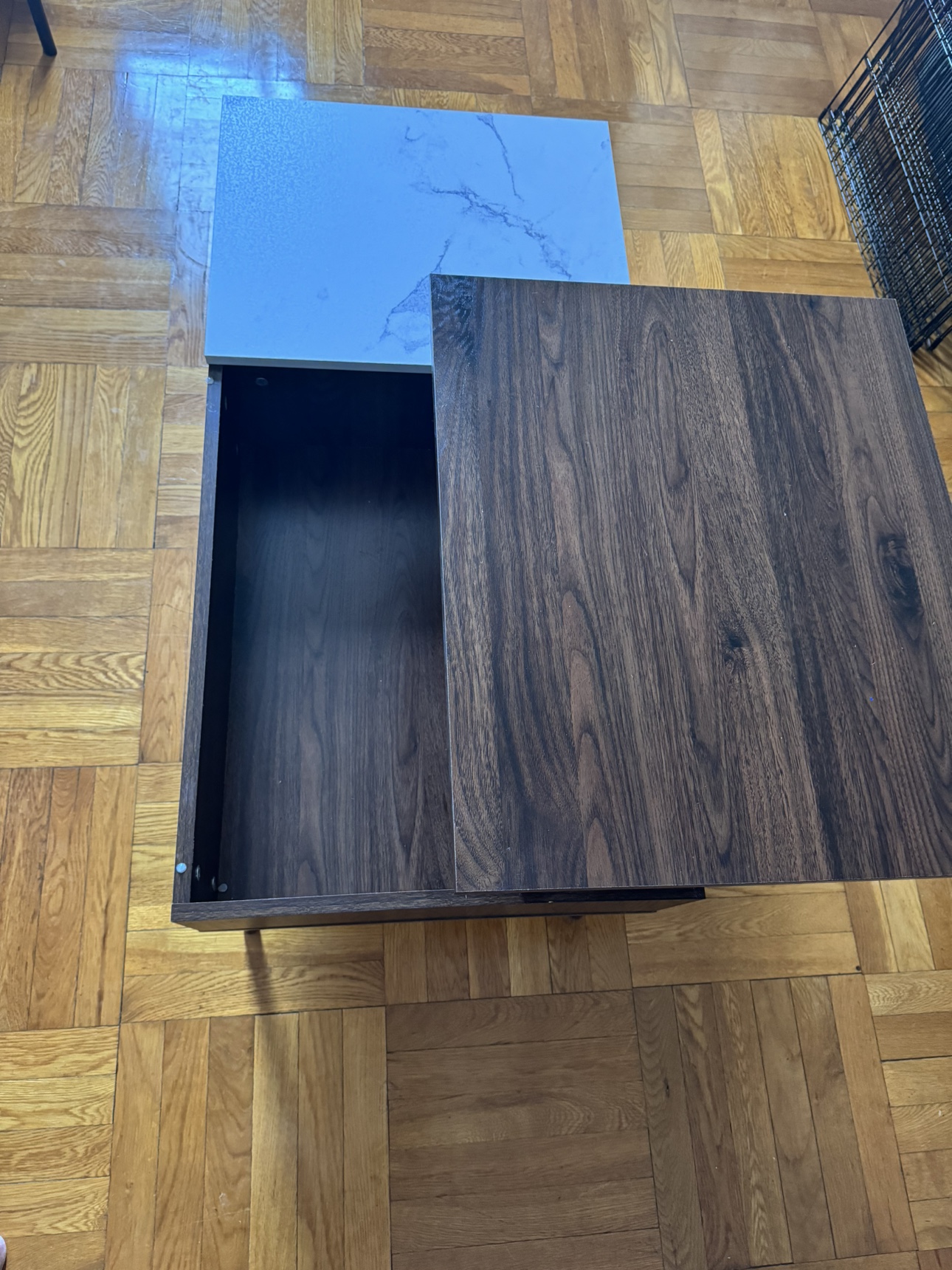 Lift Top Coffee Table with Storage - photo 2