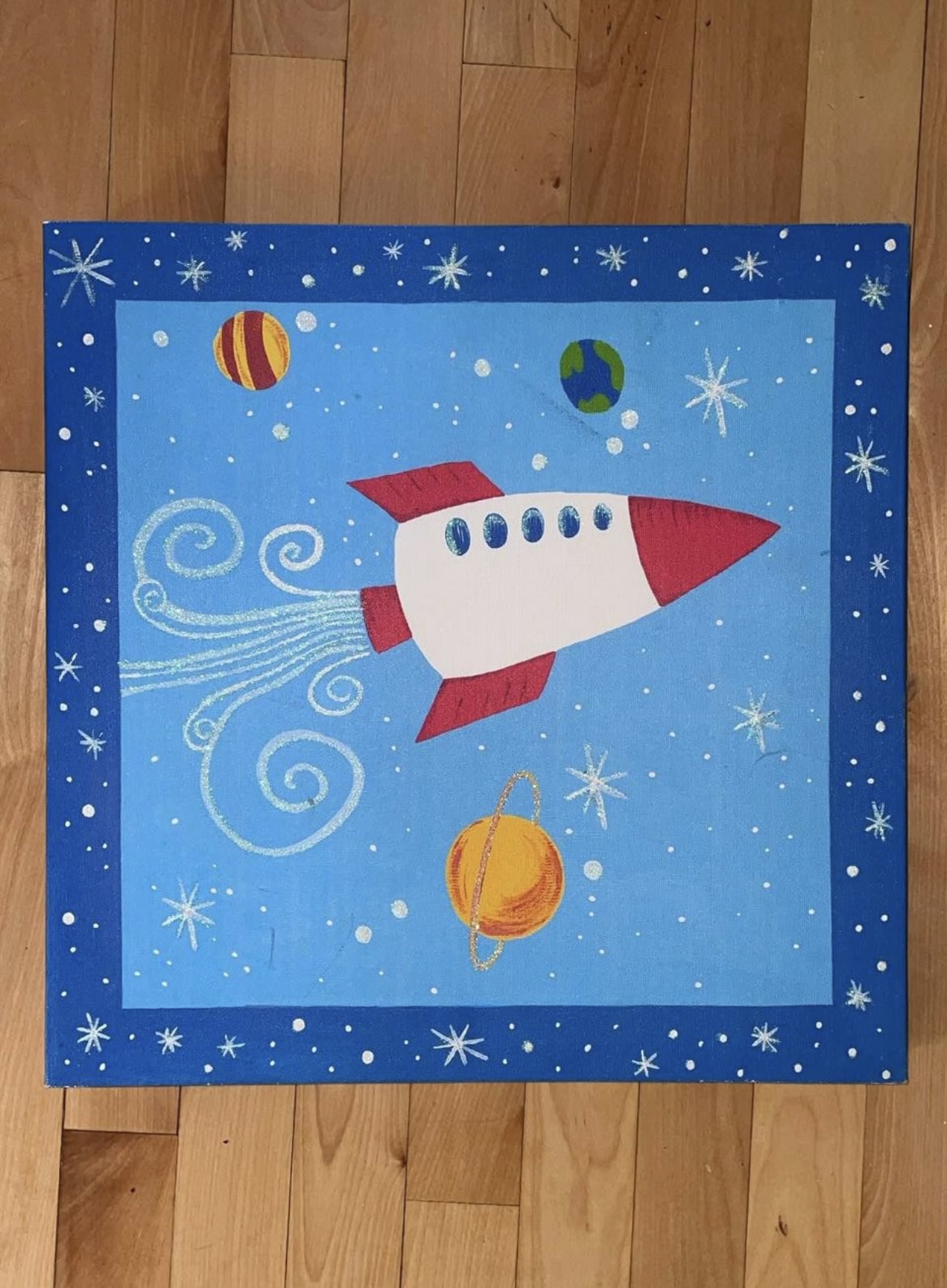 Space Themed Canvas Wall Art - photo 2