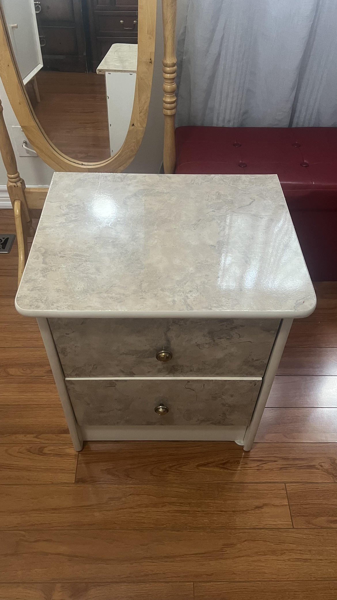 Two-Drawer Nightstand (1 item only) - photo 4
