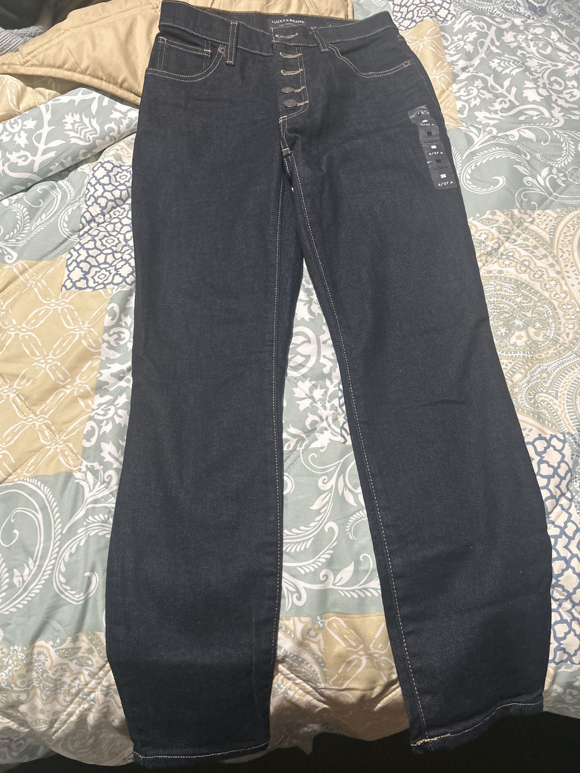 2 pairs Lucky Brand High Rise Button Fly Jeans - photo 5