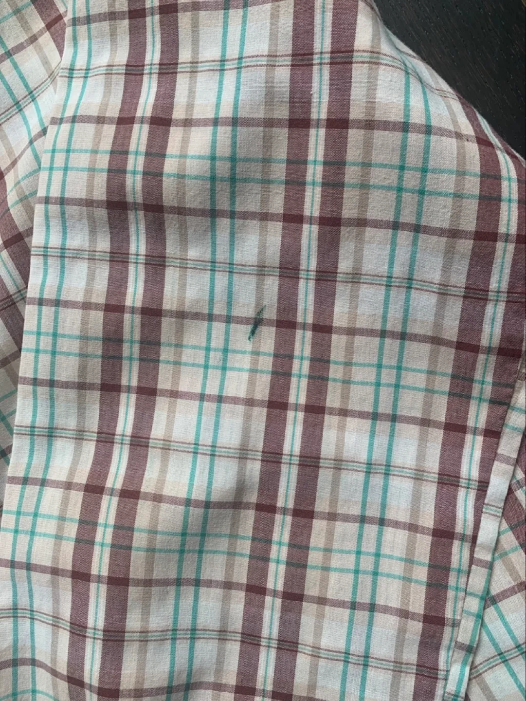 Vintage 70s/80s Women's Plaid Button Up Shirt image indicator(10)