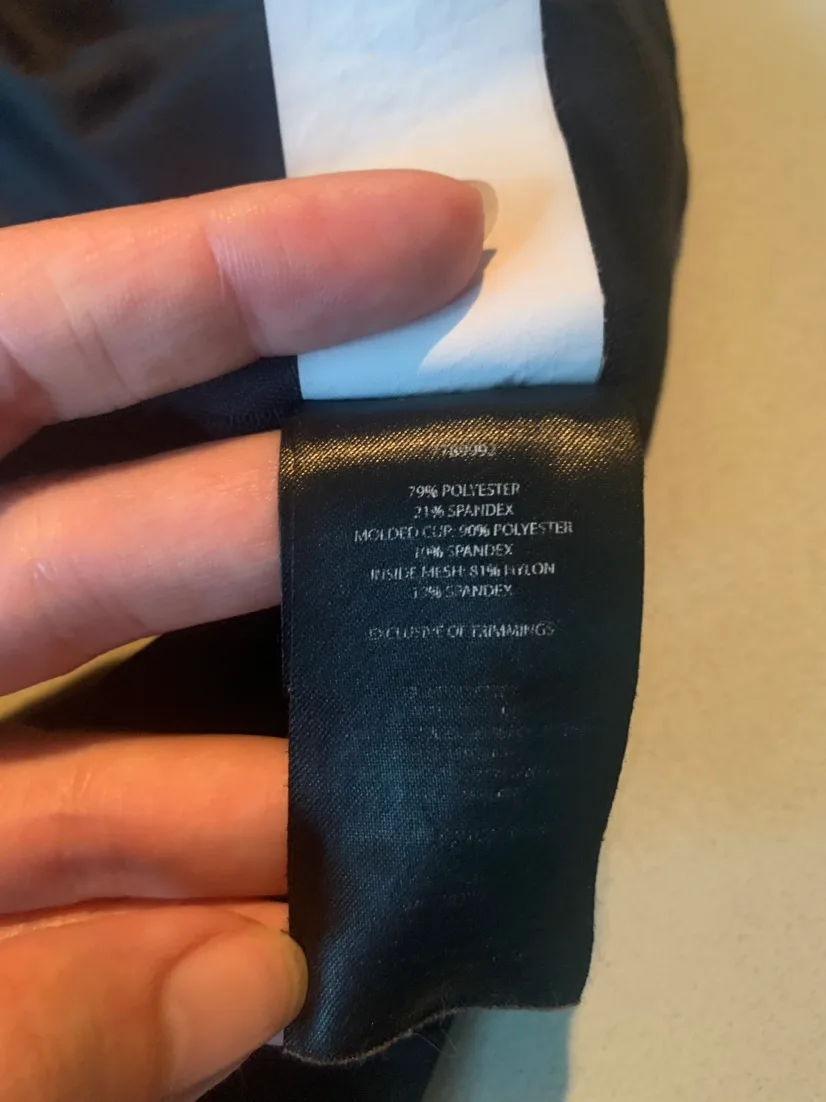 Lole Burst up sports bra with cross-back in black size M image indicator(6)