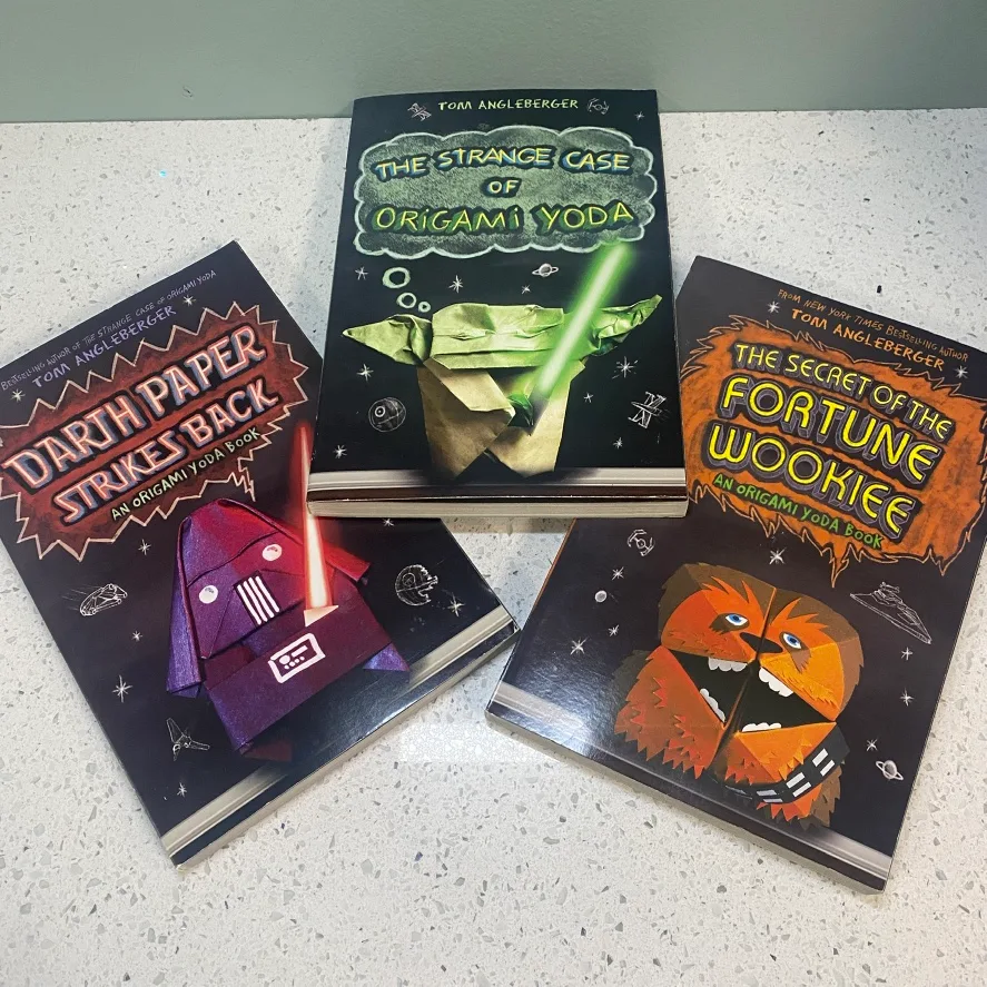 3 Origami Yoda Books - Star Wars themed Kids Books thumbnail