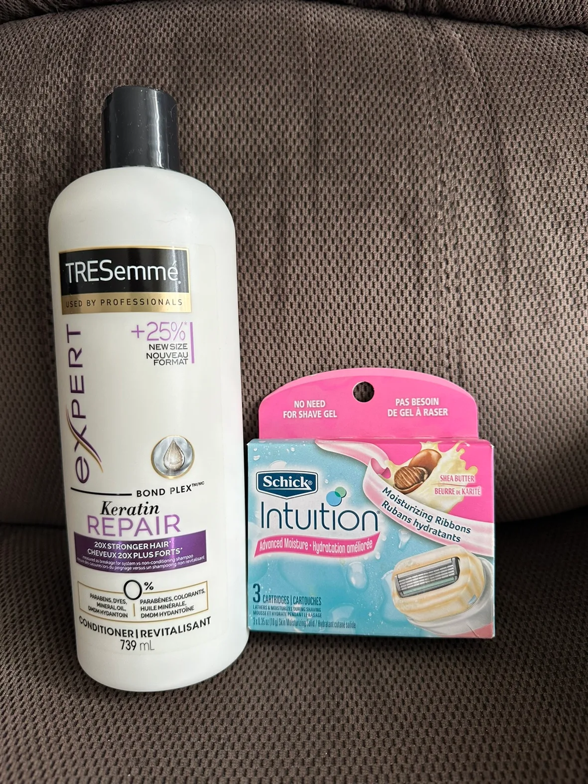 Tresemme Keratin Repair Conditioner & Schick Intuition Razor thumbnail