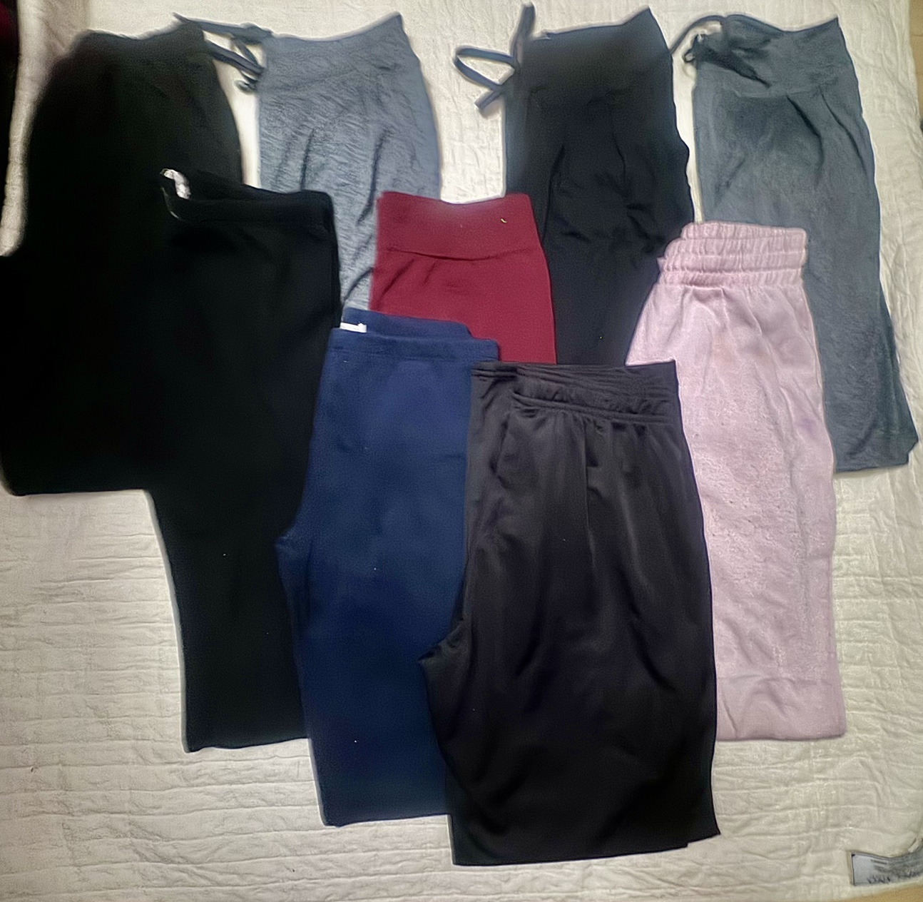 8 Pairs of kids sweat pants and leggings