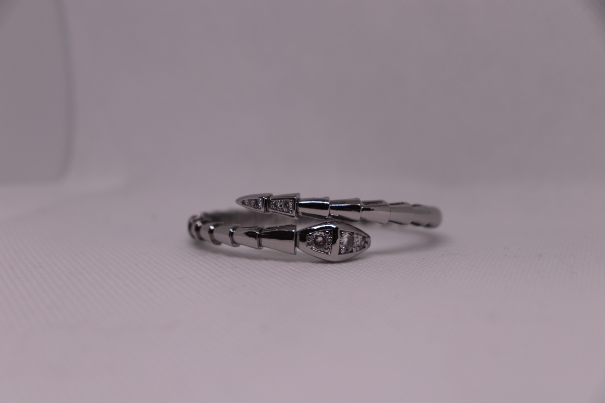 Silver Snake Bangle - photo 2
