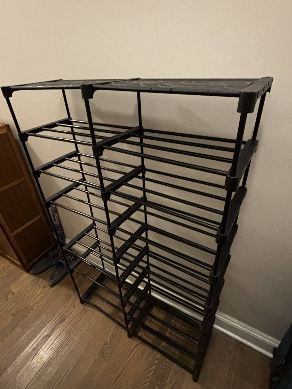 MOVING SALE - White Console Table with White Top Shelf - photo 4
