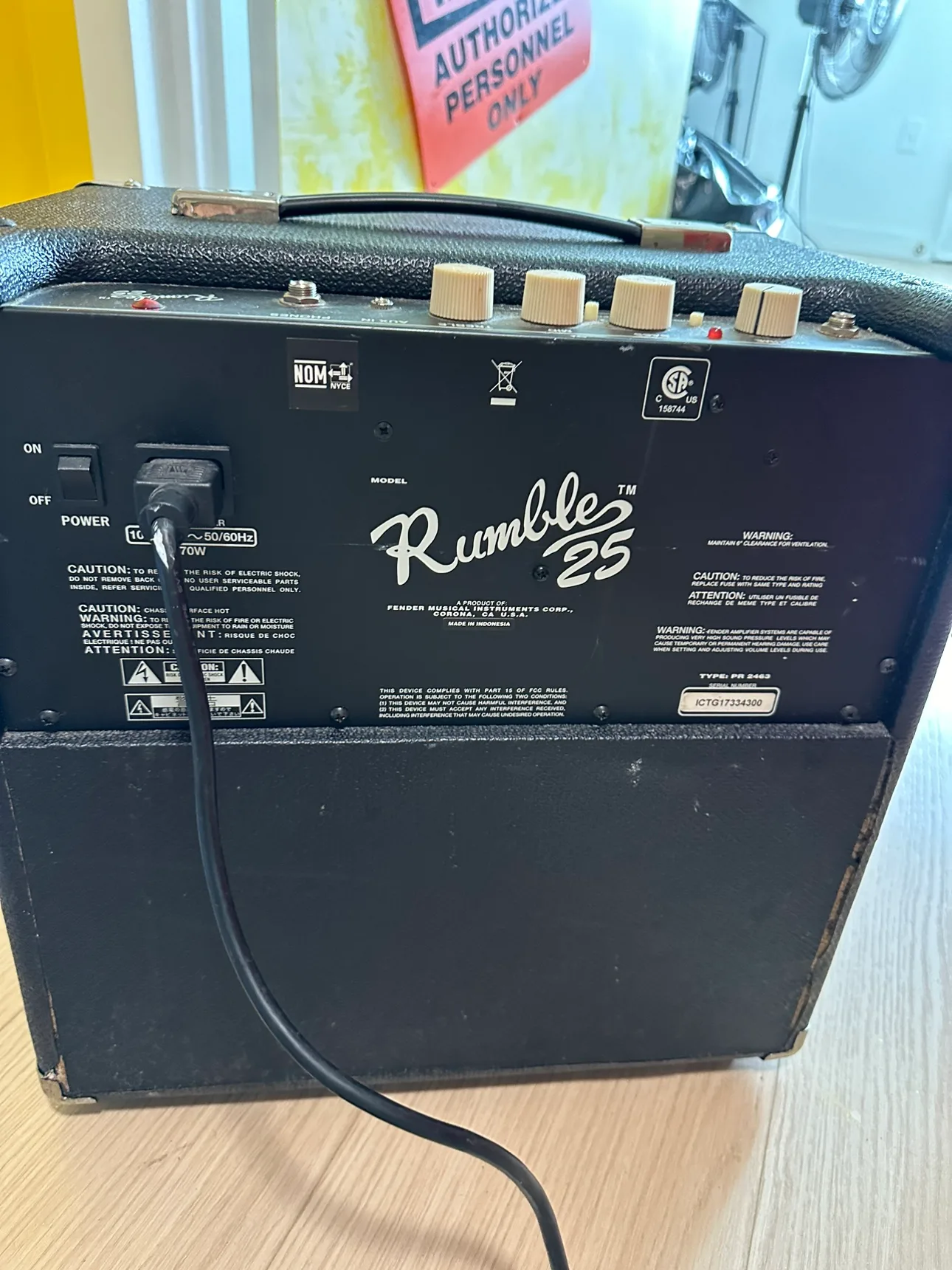 Fender Rumble25 70w  Bass Amp image indicator(7)