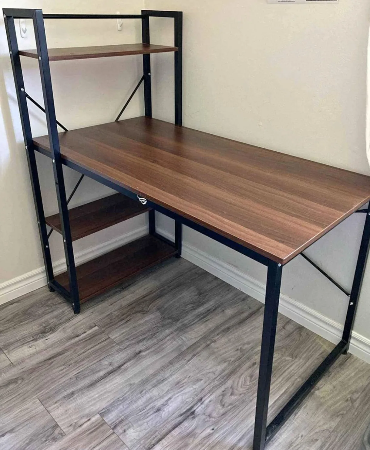 Computer Desk with Shelves new in box thumbnail