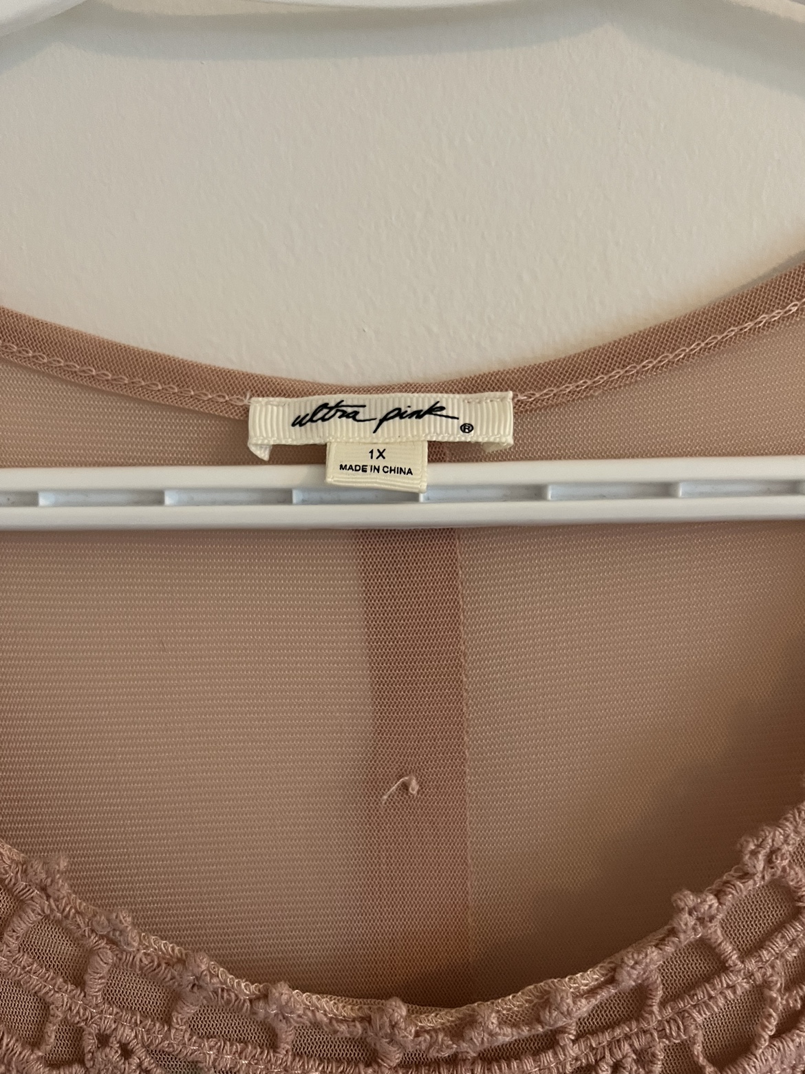 Dusty Rose Lace Top - photo 2