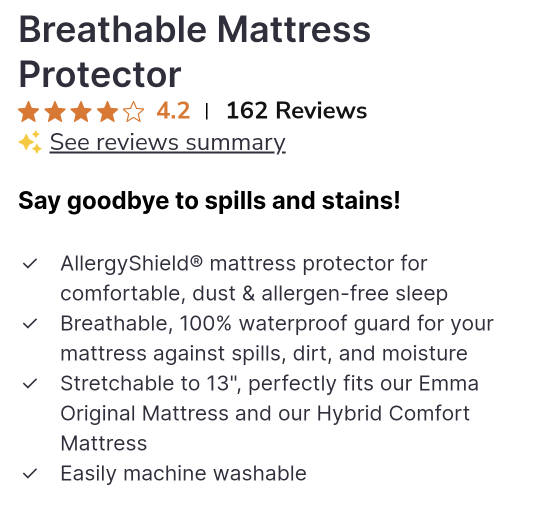 Queen size mattress protector UNOPENED BOX 🧡 - photo 2
