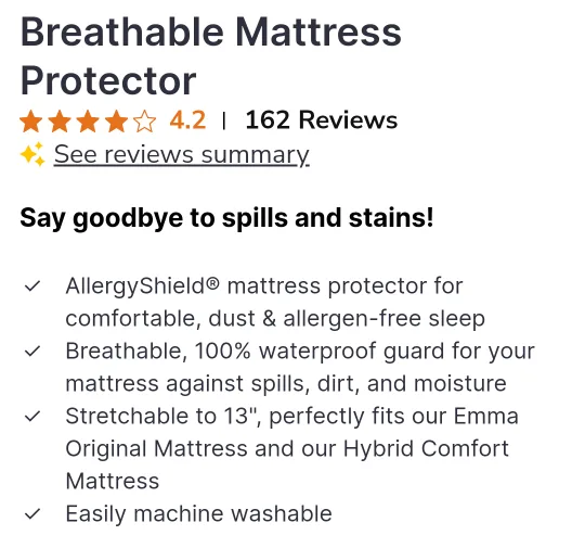 Queen size mattress protector UNOPENED BOX 🧡 image indicator(2)