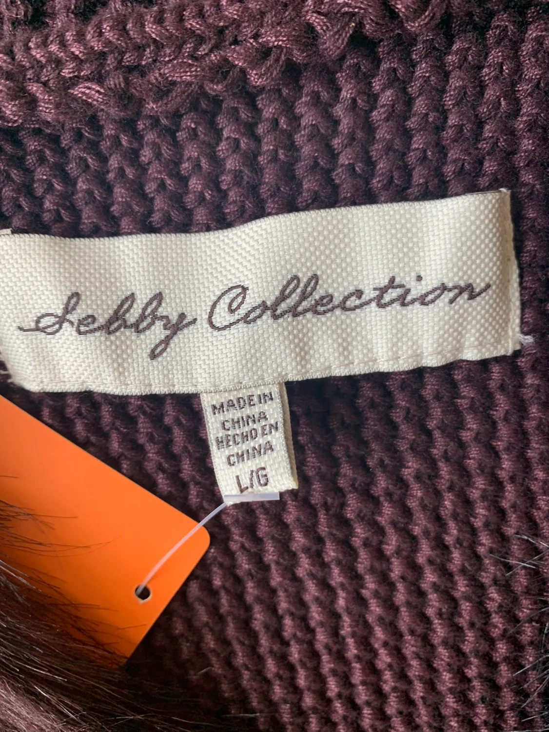 Faux Fur Knitted Purple Vest image indicator(8)