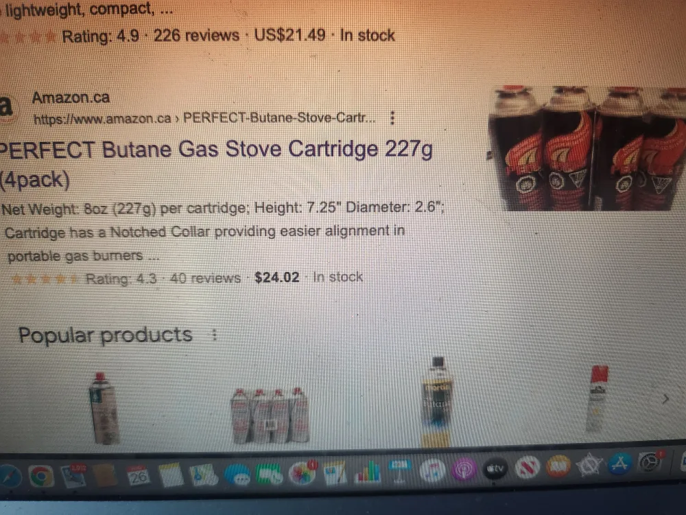 Butane Gas Stove Cartride image indicator(2)